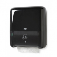Диспенсер для бумажных полотенец в рулонах Tellus/ TORK Matic Box черный  (х1) 551008 